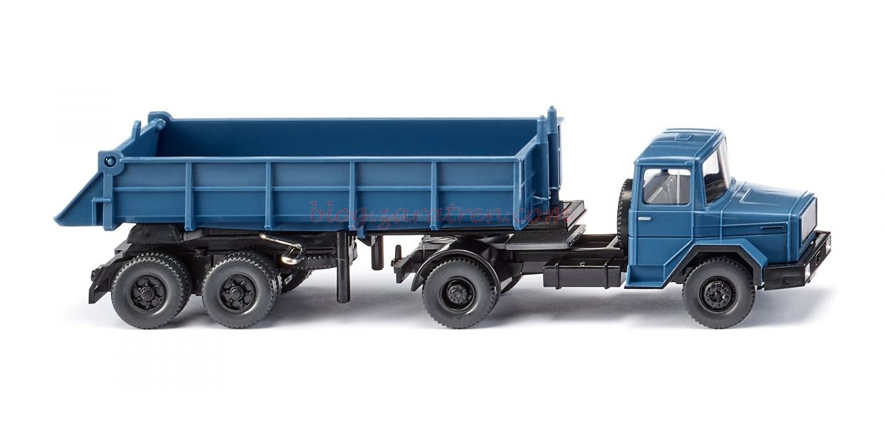 Wiking – Camión volquete Articulado Magirus-Deutz , Epoca IV, Escala H0, Ref: 067706.