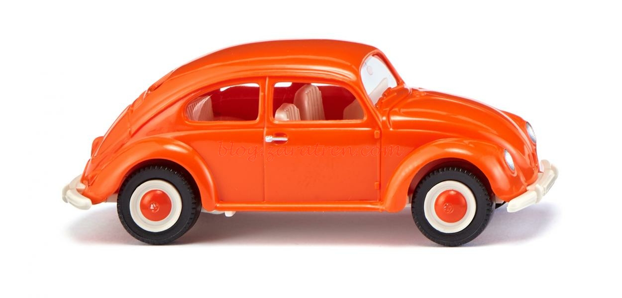 Wiking – VW Escarabajo, color Naranja, » 100 Años Sieper «, Escala H0, Ref: 083017.