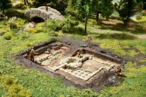 Noch - Excavación Terma Romana, muy detallado, Escala N Y H0, Ref: 58615