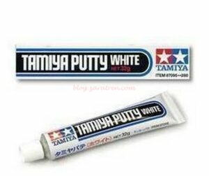 Tamiya - Masilla Putty white, Bote de 32 gr, Ref: 87095.