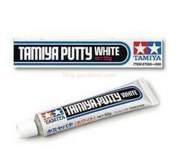 Tamiya – Masilla Putty white, Bote de 32 gr, Ref: 87095.