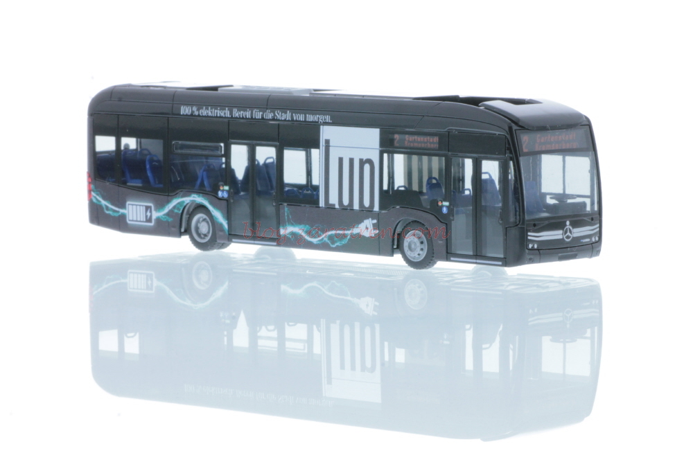 Rietze – Autobus Mercedes-Benz eCitaro Zuklinbus (AT). Escala H0, Ref: 75542.