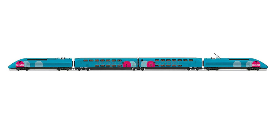 Jouef – Set de Inicio TGV OUIGO de SNCF, Epoca VI, Escala H0, Ref: HJ1062.