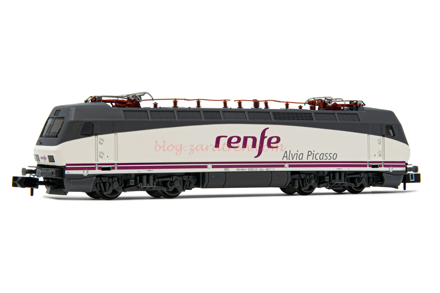 Arnold Locomotora Elect Renfe Alvia Picasso Blanco Pantone Epoca Vi Escala N