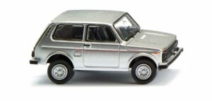 Wiking - Lada Niva, Color Plata metalizado, Escala H0, Ref: 020803