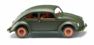 Wiking - VW Escarabajo, Color Verde Mate, Escala H0, Ref: 083018