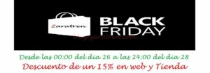 Black Friday - Descuento de un 15% en toda la Web y Tienda 