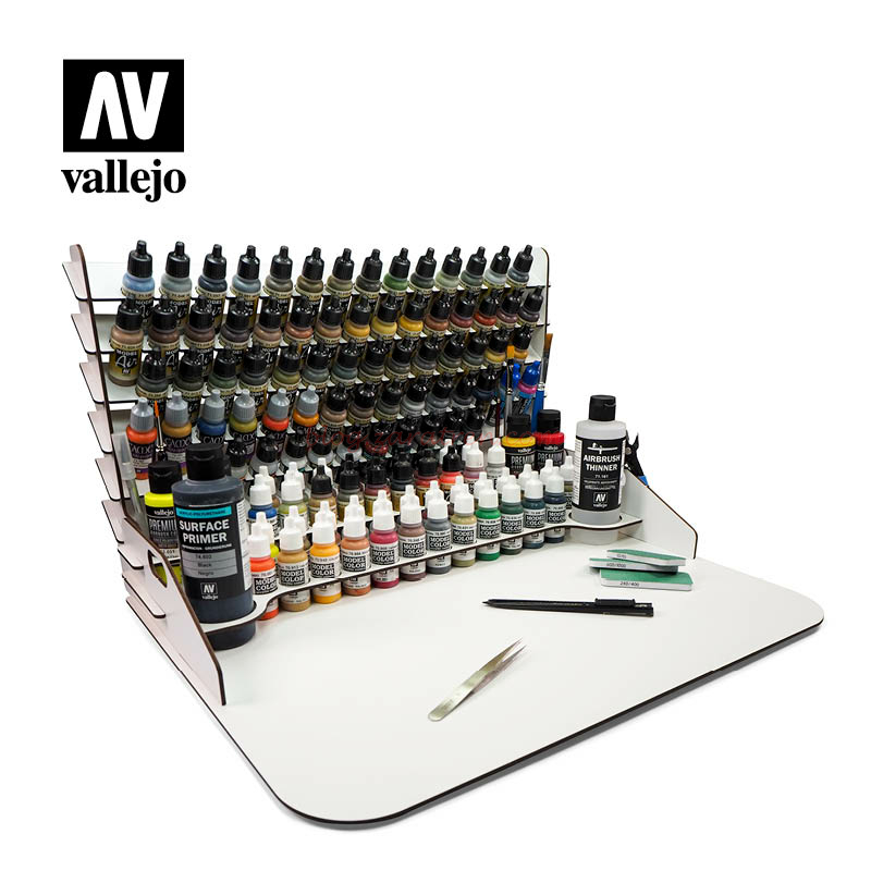 Vallejo – Estación de trabajo de 50 x 37 cm, con almacenamiento Vertical. Ref: 26.014.