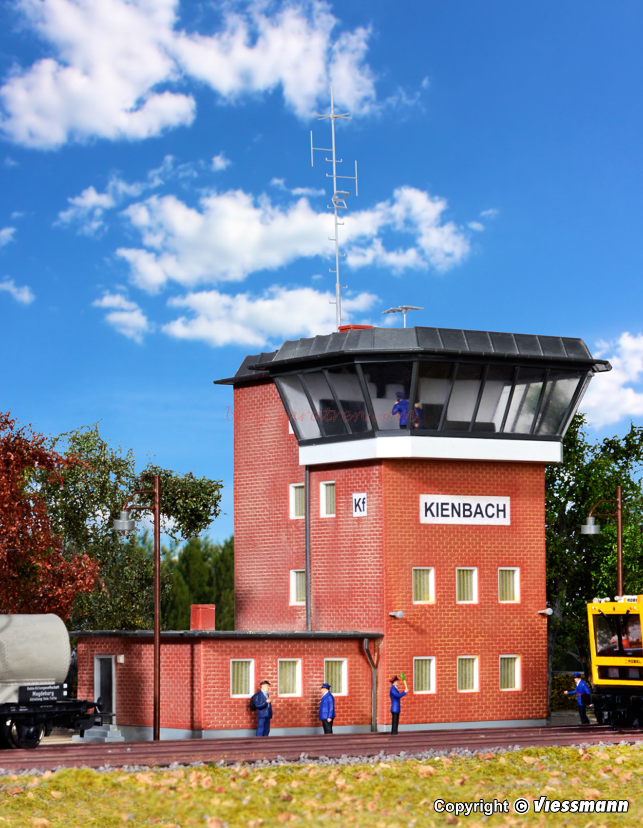 Kibri – Torre de señales Kienbach, Epoca IV, Escala H0. Ref: 39332.