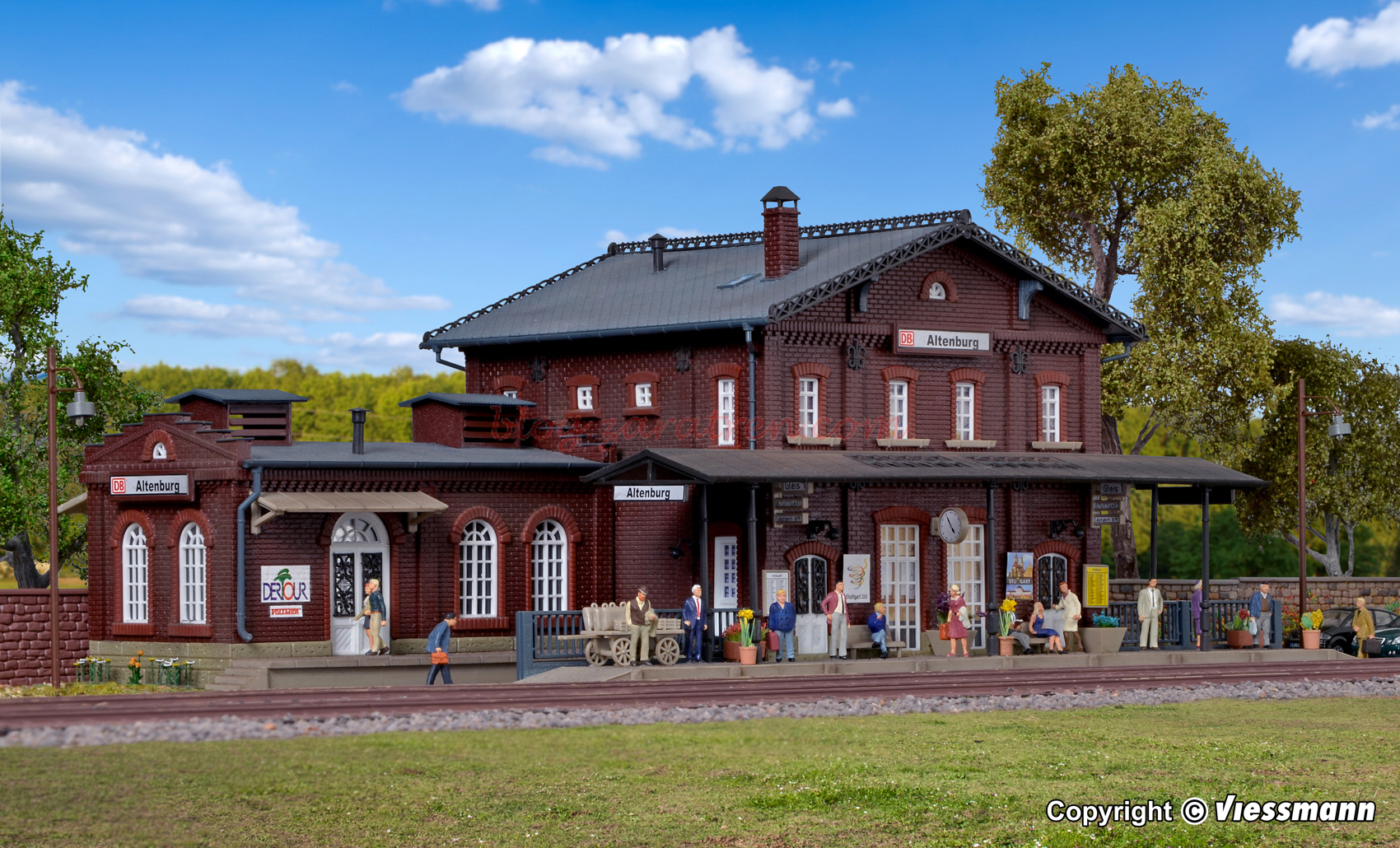 Vollmer – Estación de Altenburg, Epoca II, Escala H0, Ref: 43509.