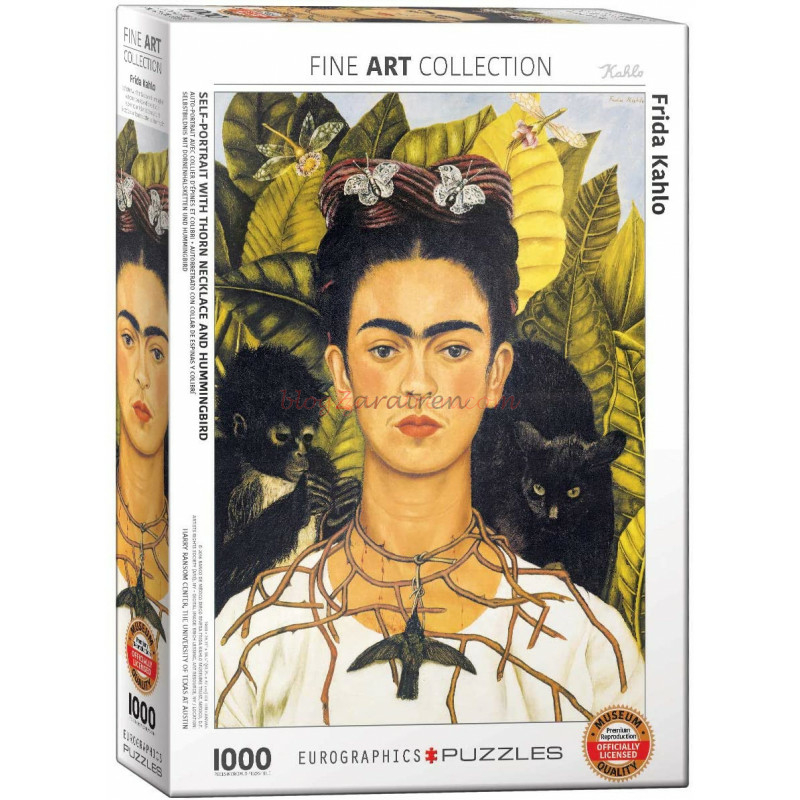 Eurographics – Frida Kahlo, 1000 Piezas, Ref: 6000-0802.