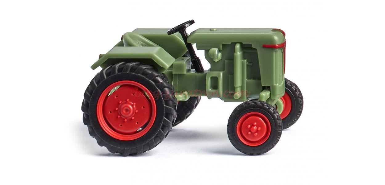Wiking – Tractor Normag Faktor I, Verde, Escala H0, Ref: 039801.
