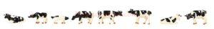 Faller - Vacas Lecheras Negras, Ocho figuras, Escala N, Ref: 155903