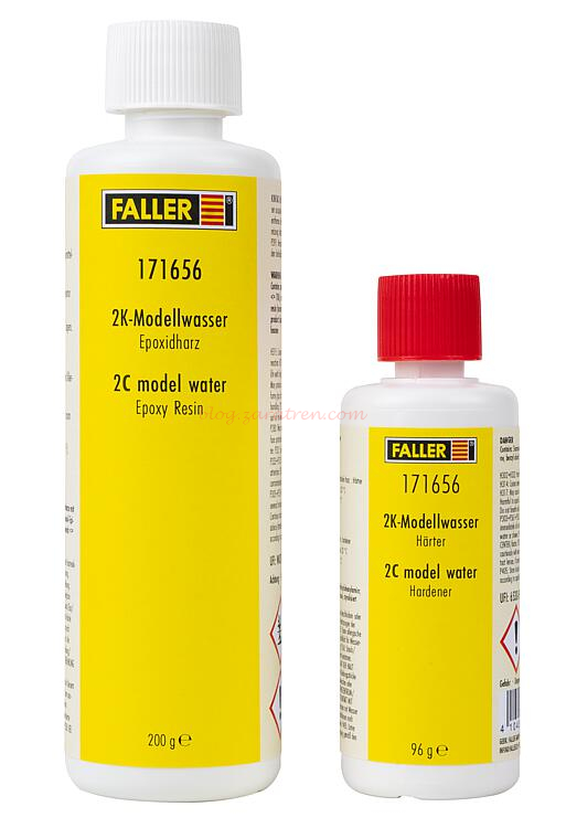 Faller – Liquido efecto aguas 2K, Color transparente, 296 Gramos, Ref: 171656.