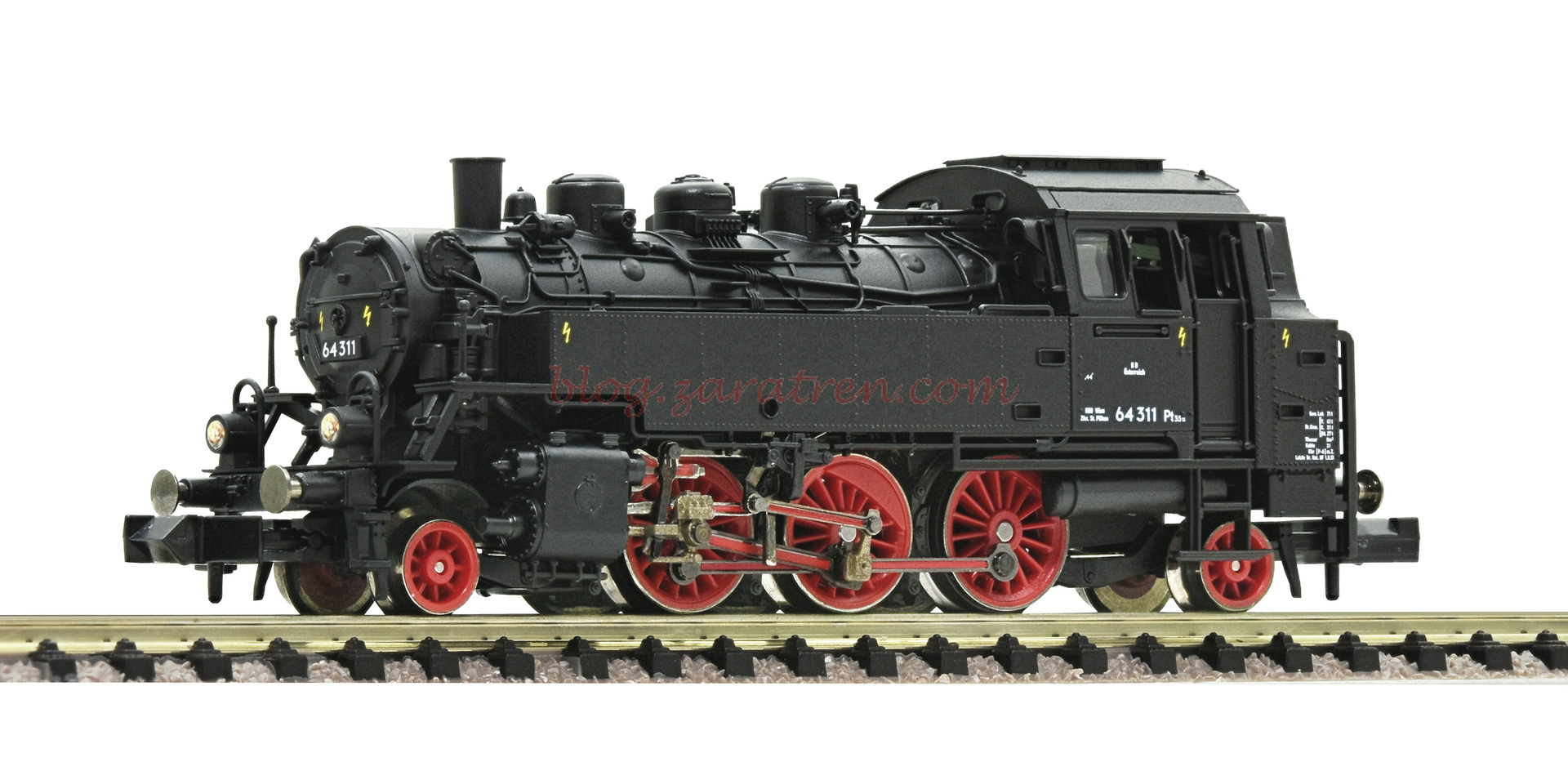 Fleischmann – Locomotora Vapor clase 64 311, OBB, Epoca III, Digital, Escala N, Ref: 706184.