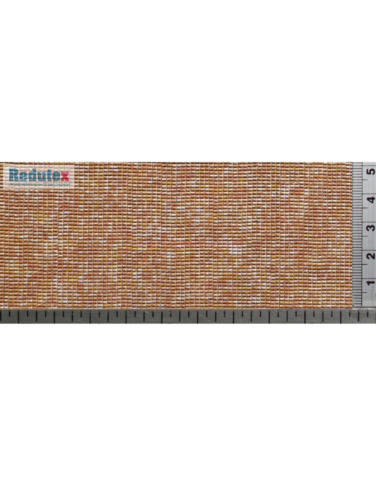 Redutex – Teja de Tubo Terracota ( Policromado ) , Ref: 160TT122, acabado natural.