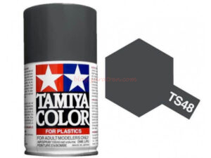Tamiya - Spray Gris, (85048), Bote 100 ml, Ref: TS-48