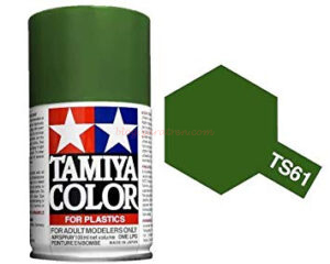 Tamiya - Spray Verde Otan, (85061), Bote 100 ml, Ref: TS-61