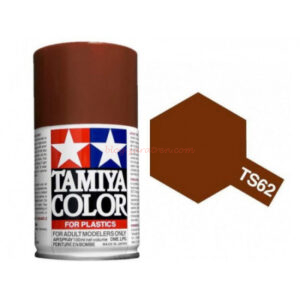 Tamiya - Spray Marron Palido Mate, (85062), Bote 100 ml, Ref: TS-62