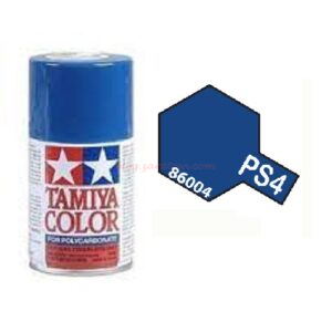 Tamiya - Spray Policarbonato Azul, (86004) ,Bote 100 ml, Ref: PS-04