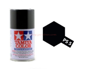 Tamiya - Spray Policarbonato Negro, (86005) ,Bote 100 ml, Ref: PS-05