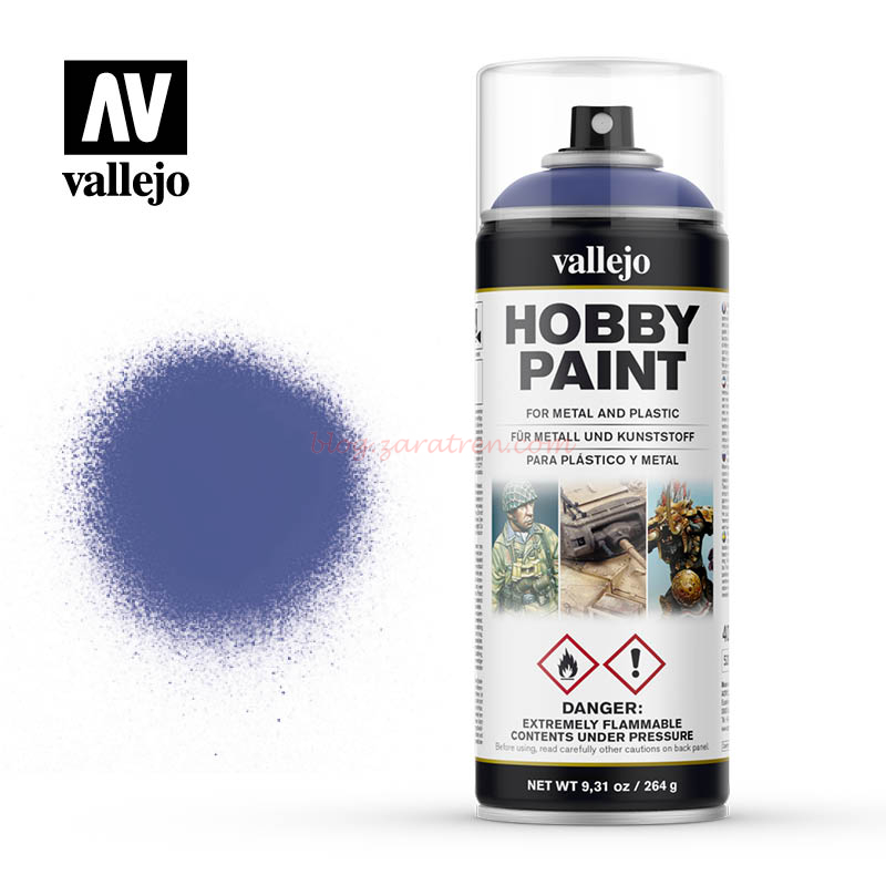 Vallejo – Azul Ultramar, Spray de 400 ml, Ref: 28.017.