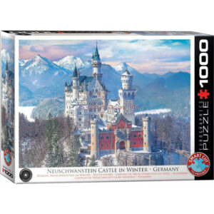 Eurographics - Castillo De Neuschwanstein en Invierno- Alemania,1000 Piezas, Ref: 6000-5419