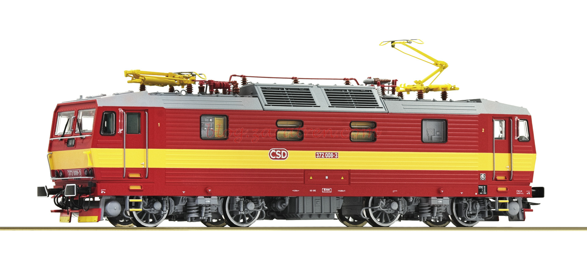 Roco – Locomotora eléctrica Serie 372, CSD, Analogica, Escala H0. Ref: 71221.