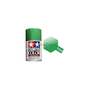 Tamiya - Spray Verde Metalico, (85020), Bote 100 ml, Ref: TS-20