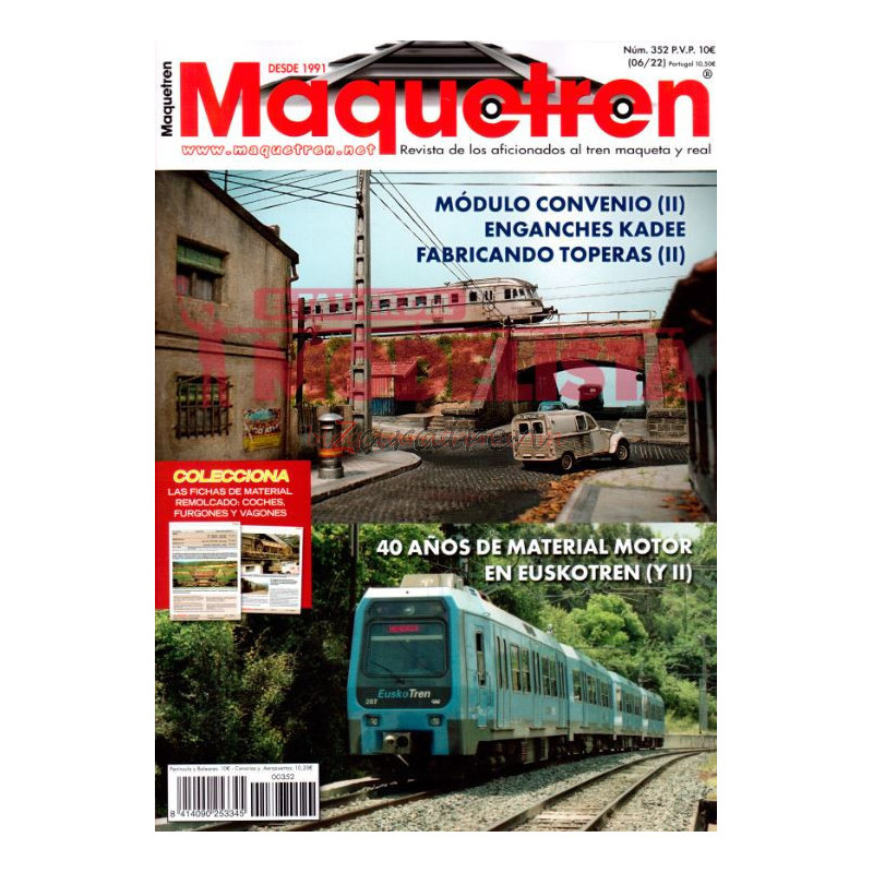 Revista mensual Maquetren, Nº 352, 2022.