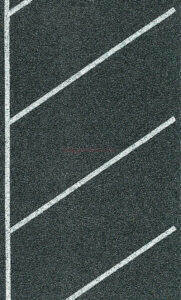 Heki - Estacionamiento diagonal marcado, 1 metro por 6 cm de ancho, Escala H0, Ref: 6566