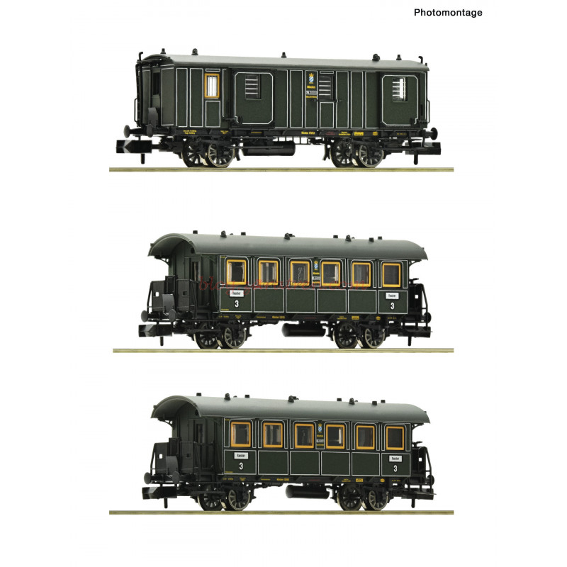 Fleischmann – Set de Tren de pasajeros, K.Bay.Sts.B, Escala N, Ref: 809004.
