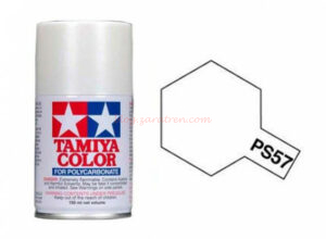 Tamiya - Spray Policarbonato Perla Blanca, (85057) ,Bote 100 ml, Ref: PS-57