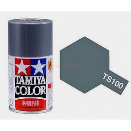 Tamiya - Spray Metal Semi Brillante, (850100), Bote 100 ml, Ref: TS-100