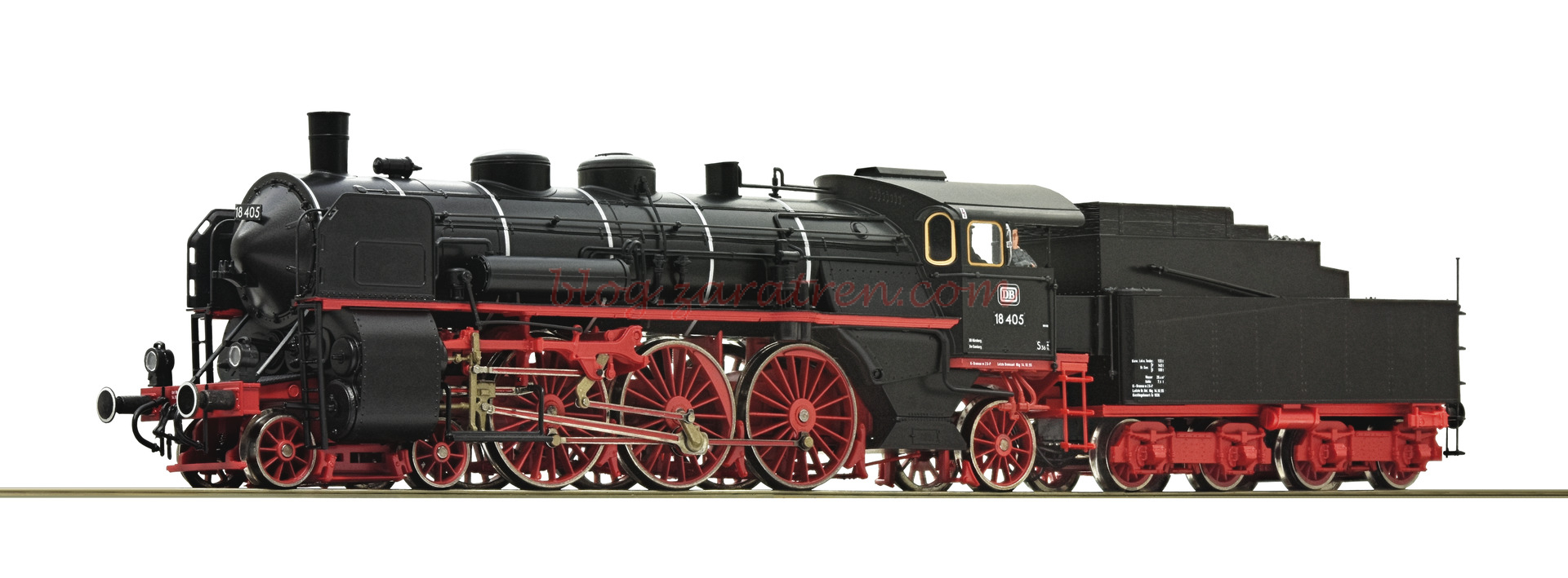 Roco – Locomotora de Vapor Clase 18., 18 405, DB, Epoca III, D. Sonido, Escala H0. Ref: 72249.