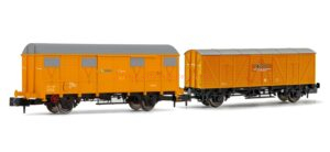 Arnold - Set de dos vagones, J2 y J3, Tren de Intevención, RENFE, Epoca IV, Escala N, Ref: HN6555