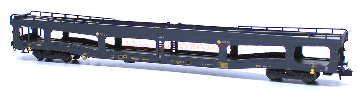 Mftrain – Porta-automóviles serie 9.500, DDMA-9530, versión original RENFE, Escala N, Ref: N33280.