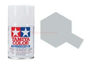 Tamiya - Spray Policarbonato Plata Brillante, (86041) ,Bote 100 ml, Ref: PS-41