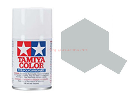 Tamiya – Spray Policarbonato Plata Brillante, (86041) ,Bote 100 ml, Ref: PS-41.