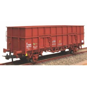 K*train - Vagón abierto serie X3, Borde Alto , Rojo Oxido, Escala H0, Ref: 0701-T