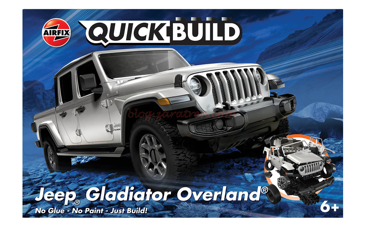 Quickbuild – Jeep Gladiator Overland, 44 piezas, Nivel 1, Ref: J6039.