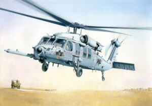 Italeri - Helicoptero MH - 60K SOA BLACKHAWK, Escala 1:48, Ref: 2666