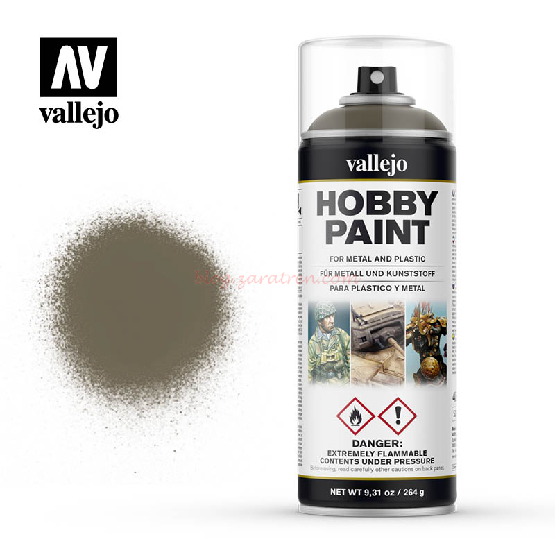 Vallejo – Uniforme Ruso, Spray de 400 ml, Ref: 28.007