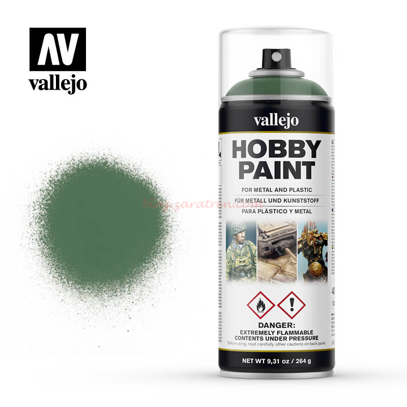 Vallejo – Verde Asqueroso, Spray de 400 ml, Ref: 28.028.