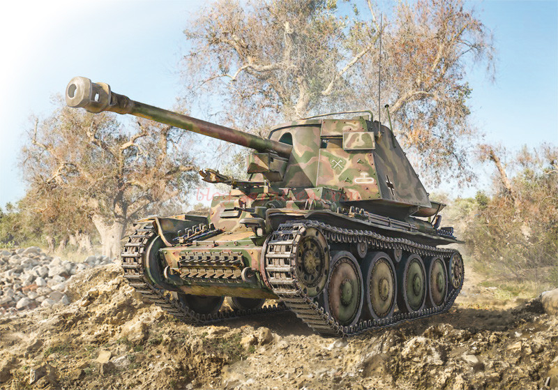 Italeri – Tanque Marder III Ausf. H SD. Kfz 138, Escala 1:35, Ref: 6566.