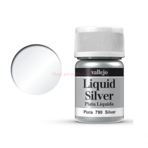 Vallejo - Liquid gold, Silver ( Plata Liquida ), Bote 35 ml, Ref: 70.790