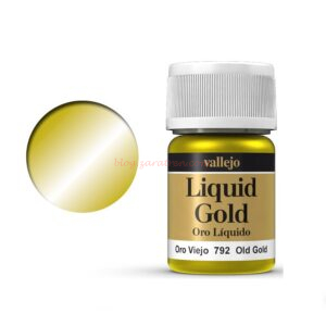 Vallejo - Liquid gold, Oro Viejo ( Oro Viejo Liquido ), Bote 35 ml, Ref: 70.792