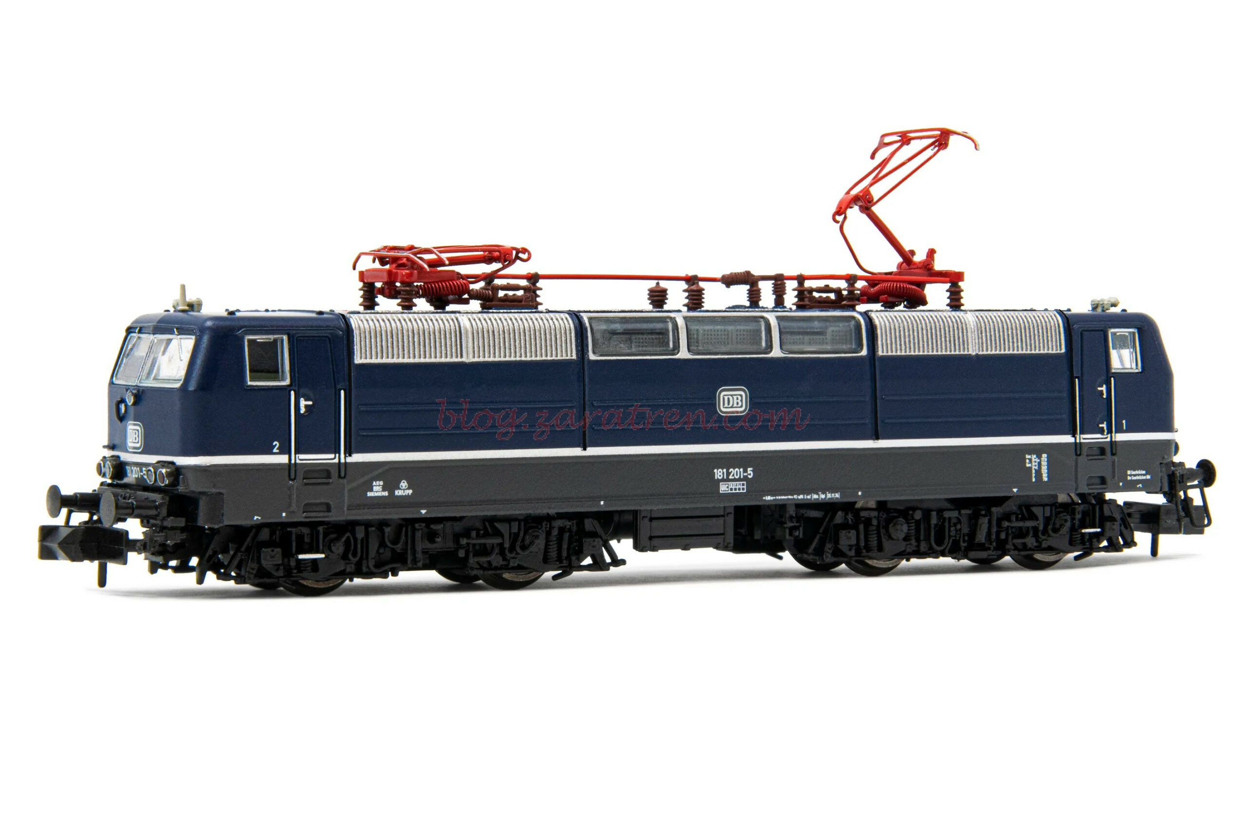 Arnold – Locomotora Electrica clase 181.2 Dec. Azul, Epoca IV, Escala N, Analogica. Ref: HN2491