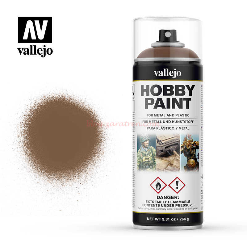 Vallejo – Marrón Bichos, Spray de 400 ml, Ref: 28.019.
