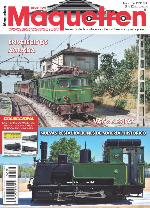 Revista mensual Maquetren, Nº 357, 2022.